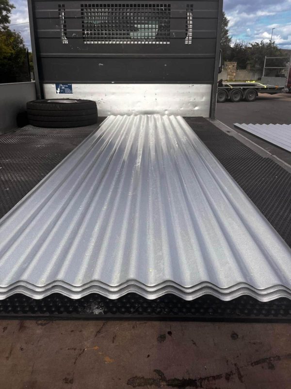 Galvanised Silver Corrugated Sheeting - Image 3